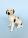 Vintage Spotted Dog Ceramic Miniature Figurine