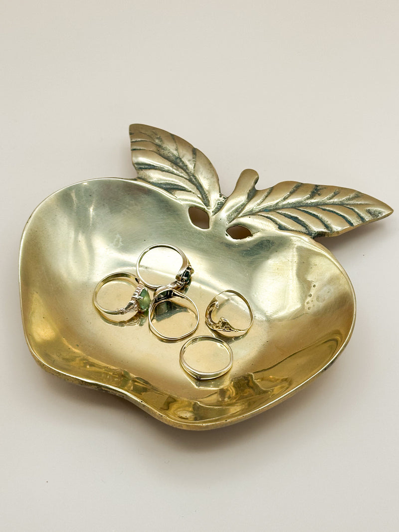 Brass Apple Trinket Tray