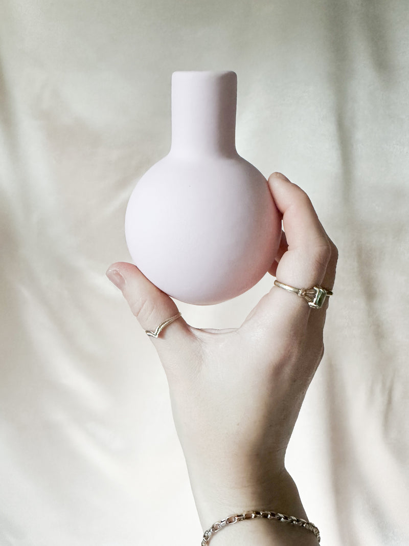 Pink Small Belly Vase