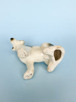 Vintage Spotted Dog Ceramic Miniature Figurine