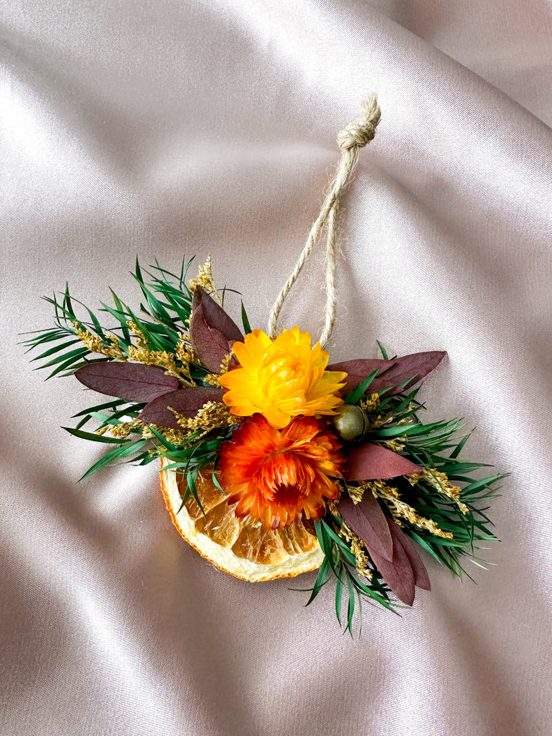 Orange Slice Hanger - Yellow & Orange #1