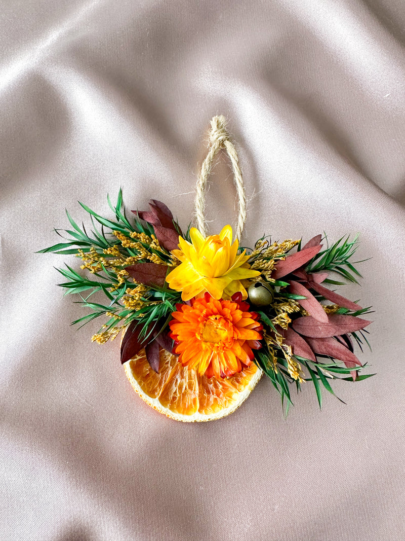 Orange Slice Hanger - Yellow & Orange #3