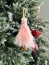 Pink Pampas Cinnamon Stick Tree Ornament