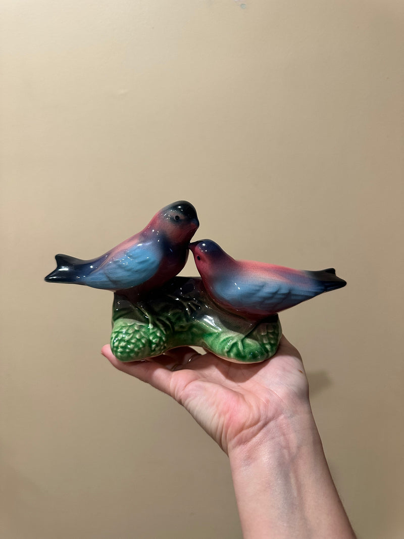 Vintage MCM Lovebirds planter