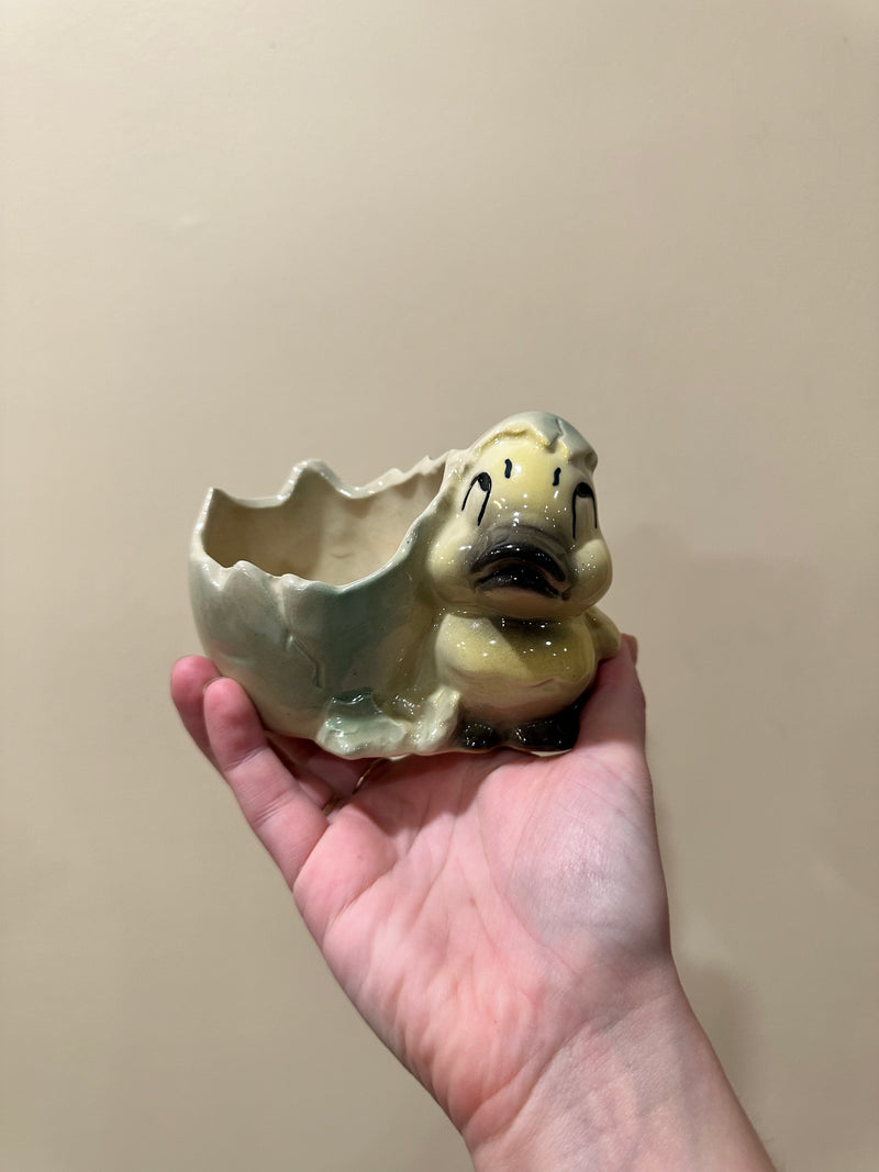 Duck Hatchling Planter  - Vintage Shawnee Pottery