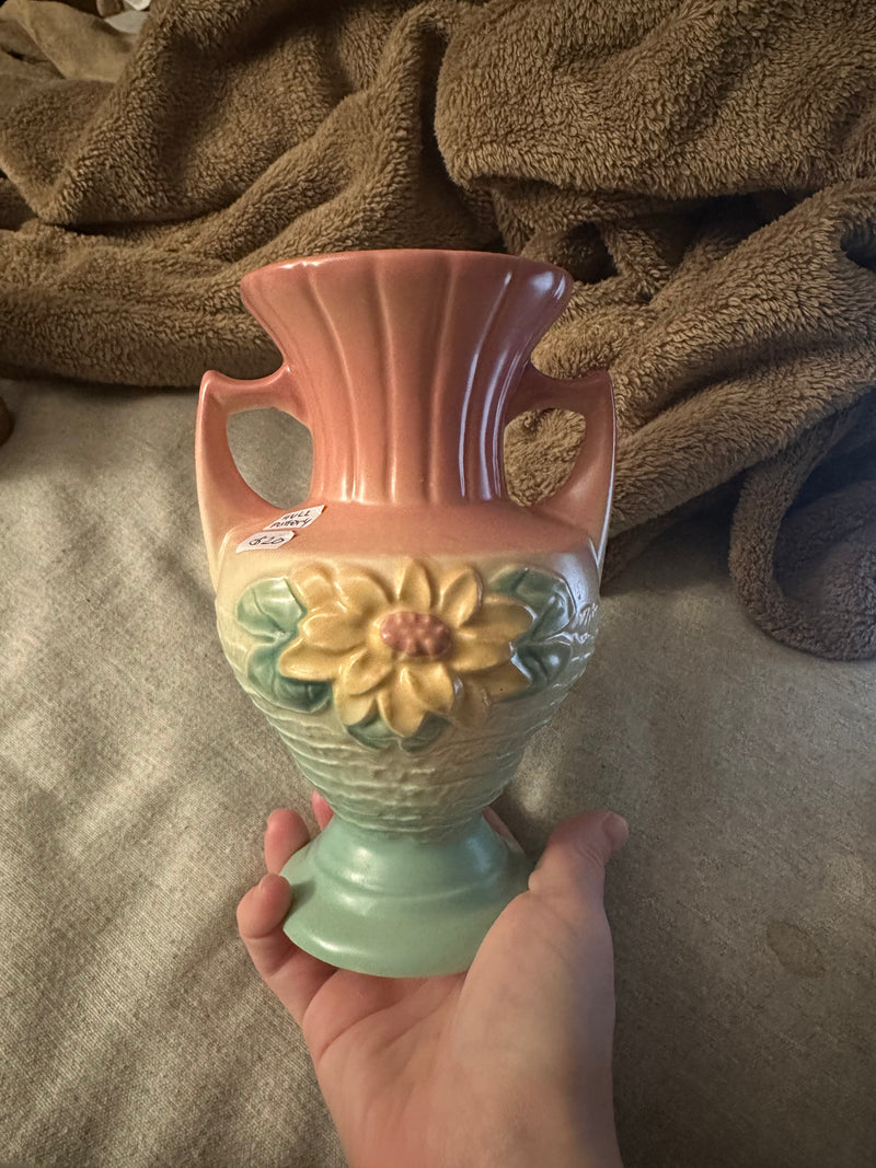 Vintage Water Lily Vase - Vintage Hull Pottery