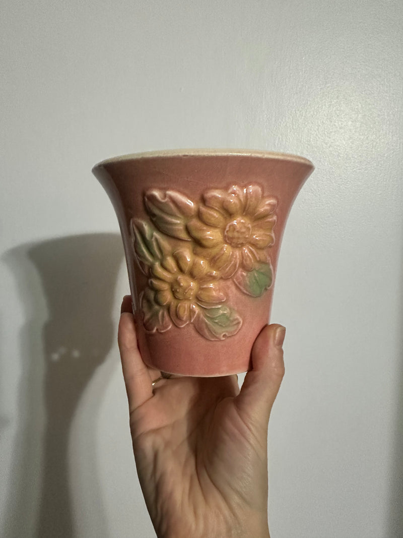 Pink Flower Pot - Vintage Hull Pottery