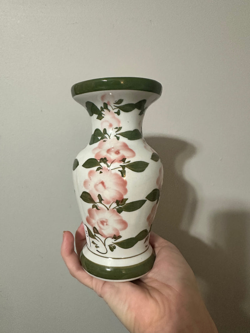 Lovely Hand Painted Floral Design Vase