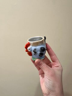 Lustreware Hen Egg Cup - Vintage Japan