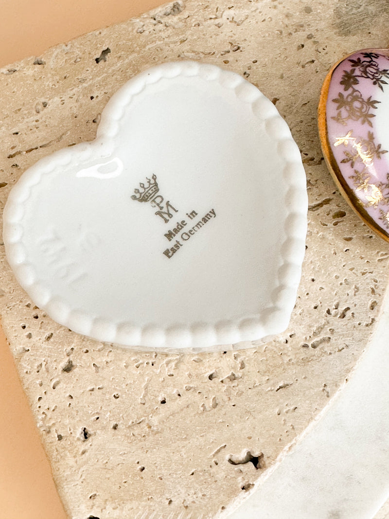 Small Heart Shaped Trinket Dish