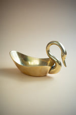 Brass Swan Catch-All Dish