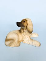 Vintage Afghan Hound Ceramic Dog Figurine