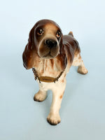 Vintage Springer Spaniel Ceramic Dog Figurine