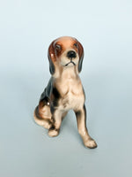 Vintage Beagle Ceramic Dog Figurine