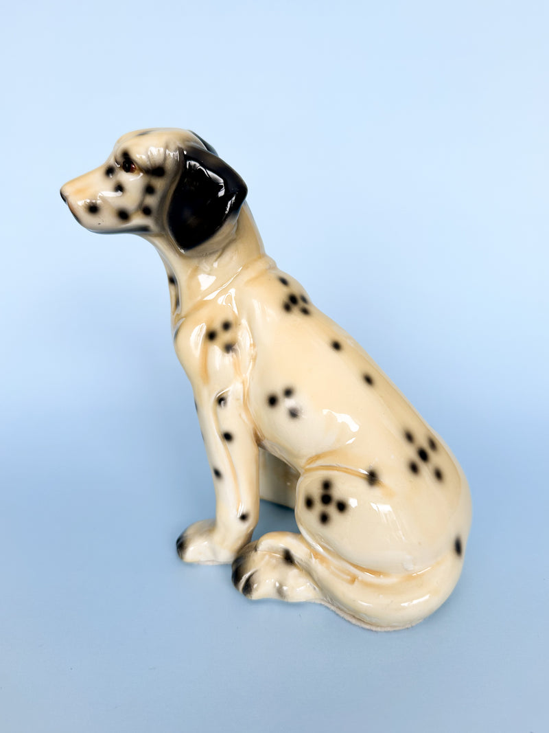 Vintage Dalmation Ceramic Statue