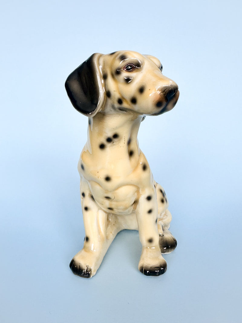 Vintage Dalmation Ceramic Statue