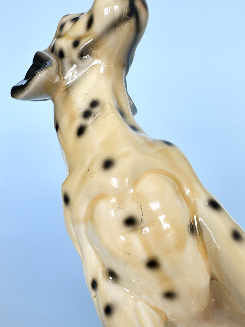 Vintage Dalmation Ceramic Statue