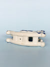 Vintage White & Blue Porcelain Rocking Horse