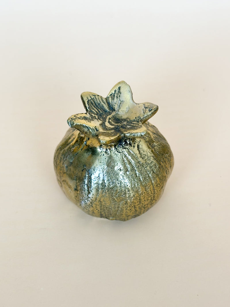 Brass Pomegranate Figurine/Paper Weight