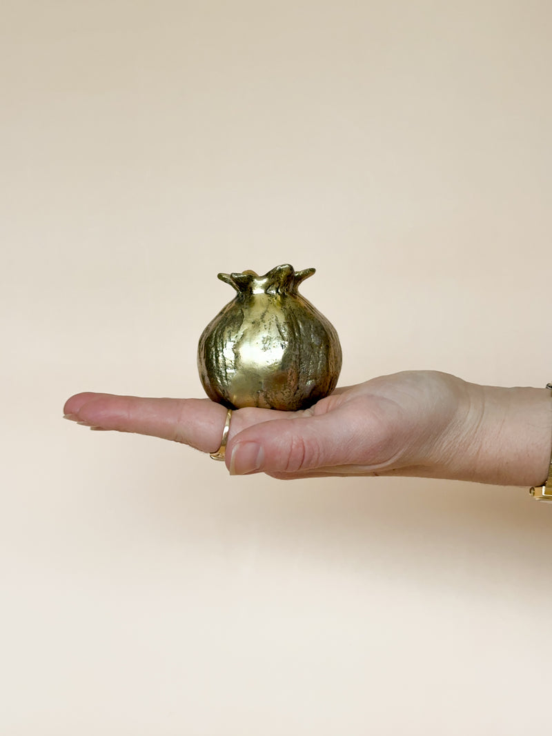 Brass Pomegranate Figurine/Paper Weight