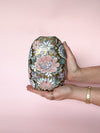 STUNNING Golden Peony Floral Vase - Vintage Toyo Pottery