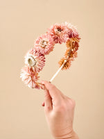 Blush Pink Strawflower Headband