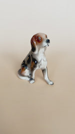 Vintage Beagle Ceramic Dog Figurine