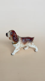 Vintage Springer Spaniel Ceramic Dog Figurine