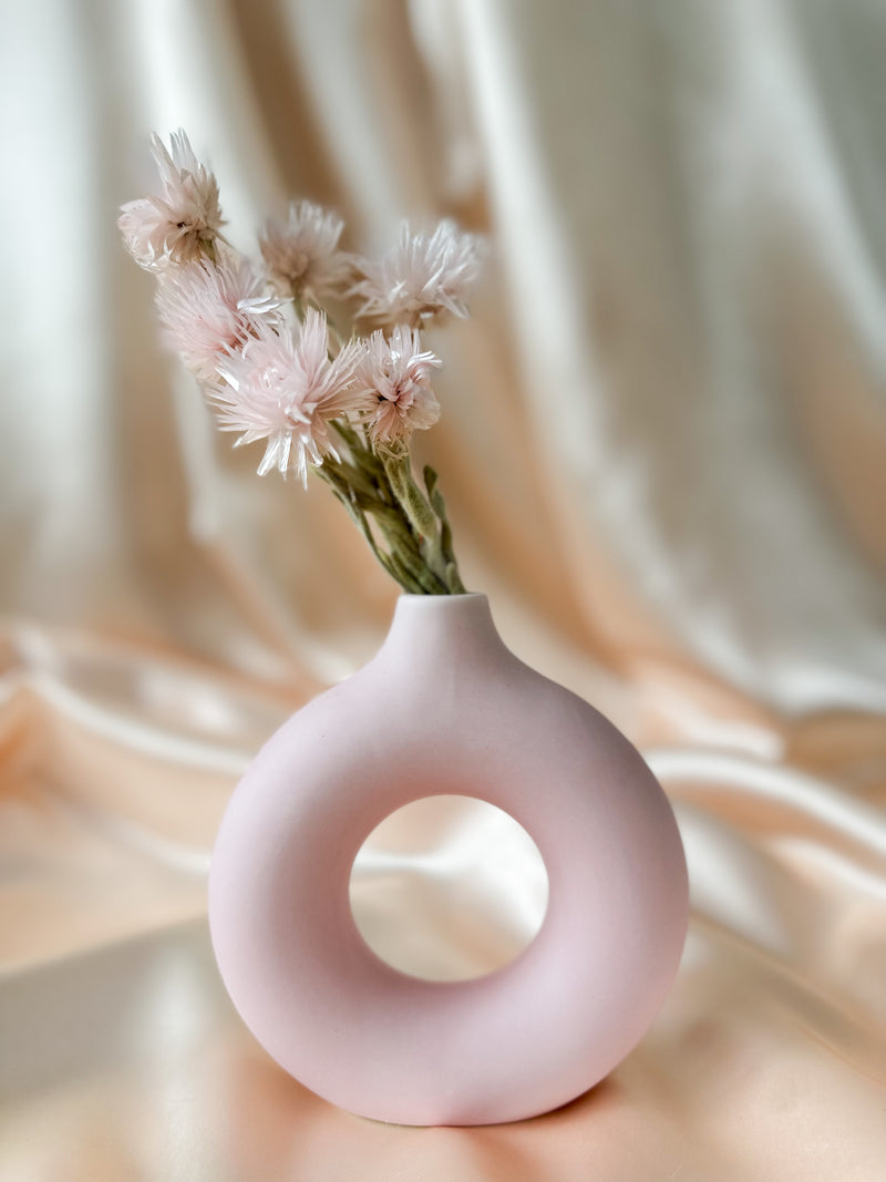Pink Mini Donut Vase