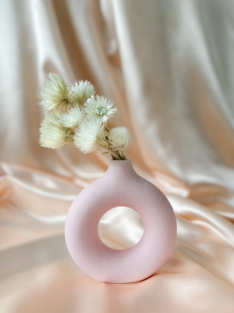 Pink Mini Donut Vase