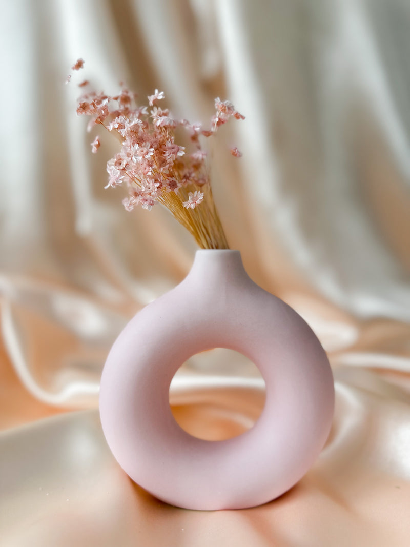 Pink Mini Donut Vase