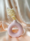 Pink Mini Donut Vase